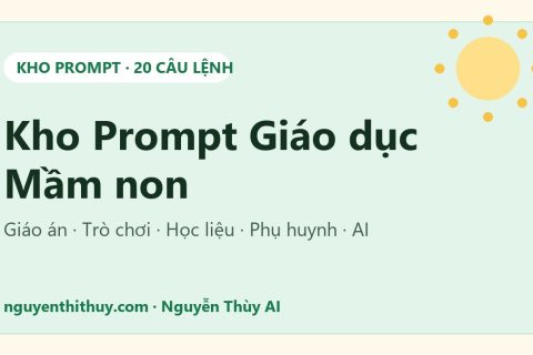 Ảnh bìa: Kho Prompt Giáo dục Mầm non