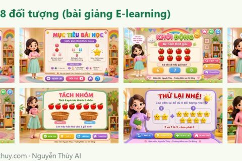 Ảnh xem trước: Bài giảng E-learning “Tách, gộp nhóm 8 đối tượng” – 34 trang