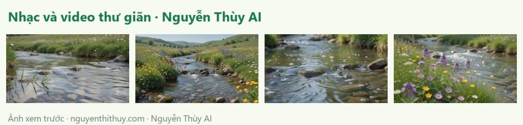 Ảnh xem trước: Nhạc thư giãn cho giờ nghỉ trưa và cho cô sau giờ dạy (tạo bằng Suno AI)